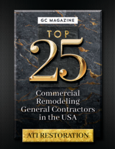 GC Magazine's Top 25 Commercial Remodeling General Contractors in the USA: ATI Restoration.