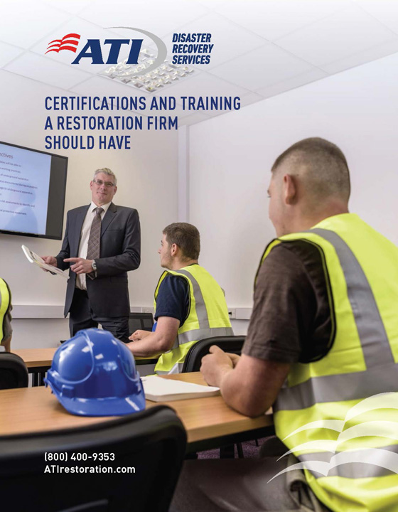 Certifications and Training a Restoration Firm Should Have whitepaper