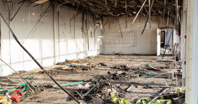 Commercial space damaged by fire | ATI Restoration