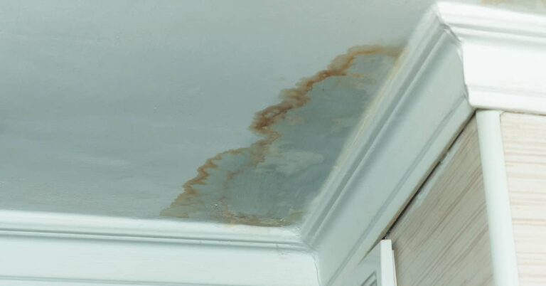 Ceiling with water damage | ATI Restoration