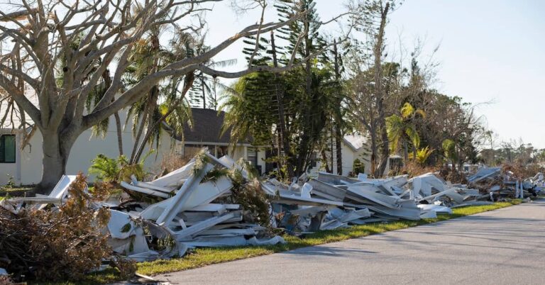 Debris removed from a property after a disaster | ATI Restoration